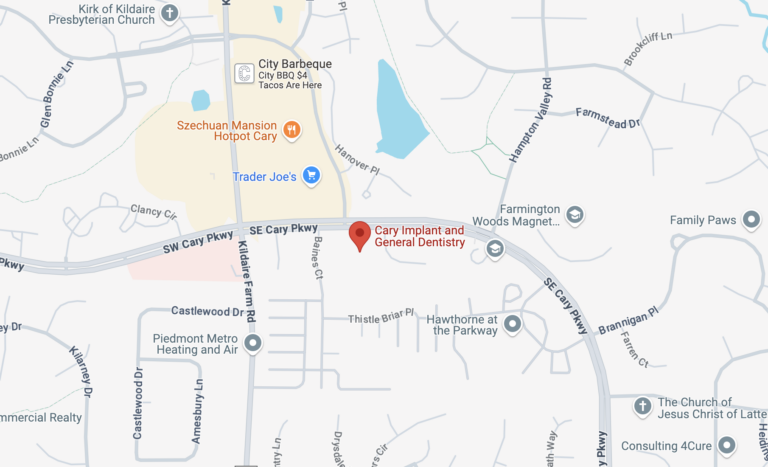 Cary dental on Map